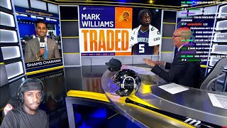 REACTING TO Mark Williams Traded To Suns!