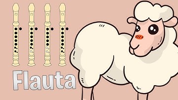 María tenía un corderito en Flauta Dulce con NOTAS EXPLICADAS ►Canciones Fáciles para Principiantes