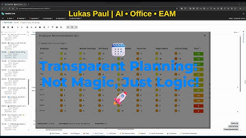Smart Employee Assignment in HxGN EAM — Real-Time Scoring & Automatic Recommendation