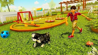 🎯 LET EDUCATION BEGIN Virtual Dog Home Adventure Family Simulator Games / Android Ios Gameplay screenshot 4