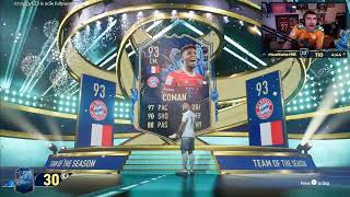 Danny Aarons packs Coman TOTS