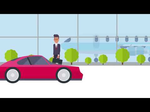 car rental animated video