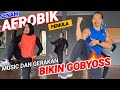 Senam Aerobik untuk pemula | Music bikin semangat gerakan maksimal membakar lemak | @BOHAY by Julia