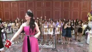 Elegant Bride's Bouquet Toss at Reception Toronto CA Wedding Video The Newlywed Game