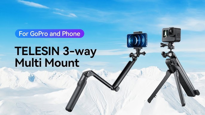 GoPro 3 Way vs Selfie Stick: Camera Mounts Comparison! 