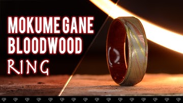 Mokume Gane/Blood Wood Ring - How It