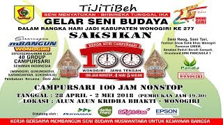 #LIVE STREAMING# CAMPURSARI NONSTOP 100 JAM  KOTA WONOGIRI#