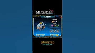 Hatching OBLITERION • Galactic Era - Artifact Trait - Heavy Attacker (Monster Legends) #Shorts