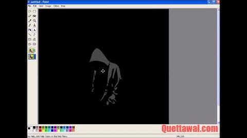 Computer Pashto Tutorial MS Paint Part 8