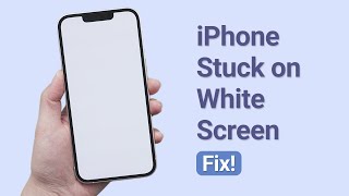 How to Fix iPhone Stuck on White Screen 2023 Resimi