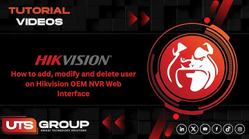 How to add, modify and delete user on Hikvision OEM NVR