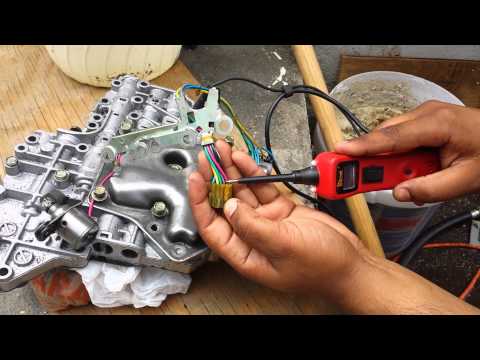 Nissan/infiniti transmission slips.. transmission solenoids diagnosis and location. Must watch!!.