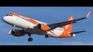 Easy Jet A320 flying from Gatwick London to Charles De Gaulle intl. Airport