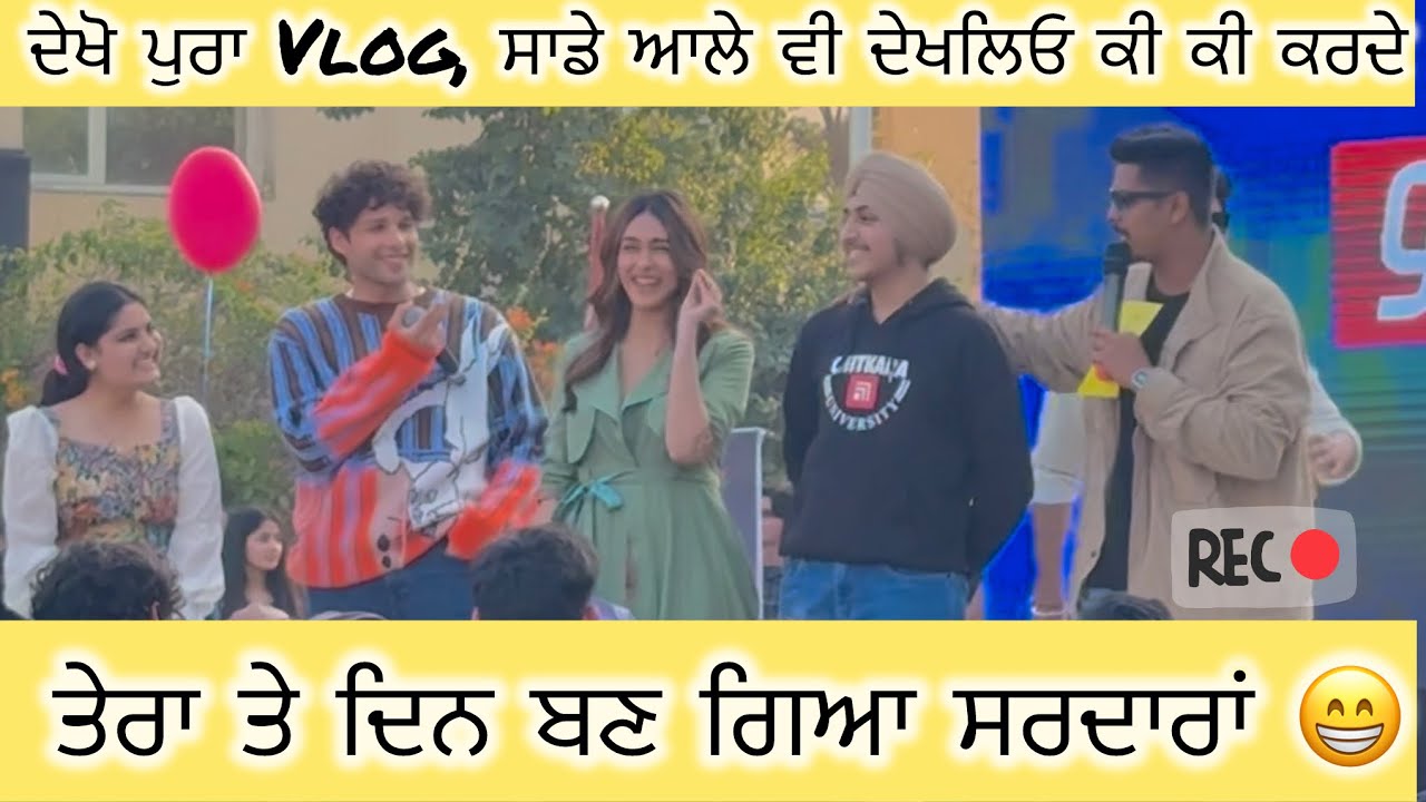 Vlog 16 | Mrunal Thakur and Sidhant in our university | Chitkara University 