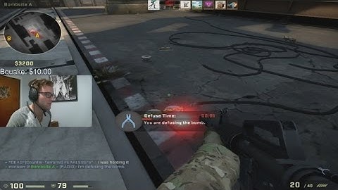 CS:GO - MINIKERR 1V5 NINJA DEFUSE @ESEA RANK G