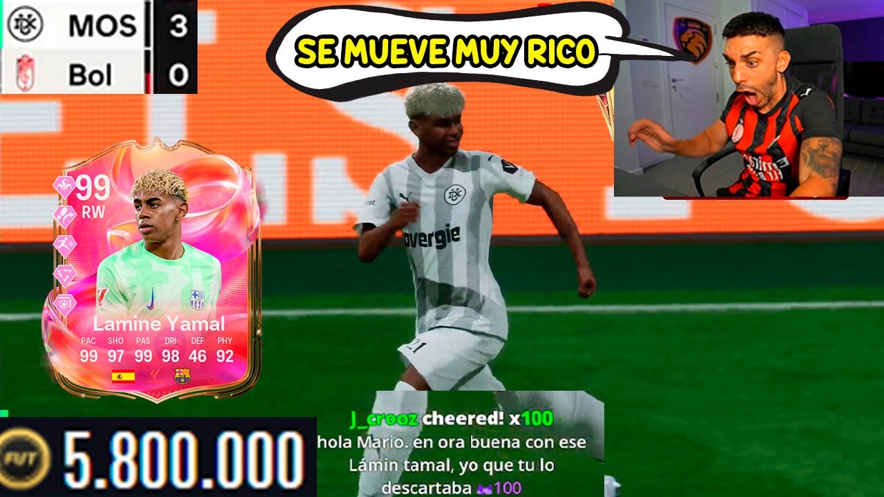 DjMaRiiO JUEGA con LAMINE YAMAL FUTTIE de 99 en AGOSTO |DjMaRiiO Mejores Momentos