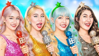 طلاب فقراء vs أغنياء vs أثرياء جدًا vs أثرياء للغاية في مدرسة المواهب!