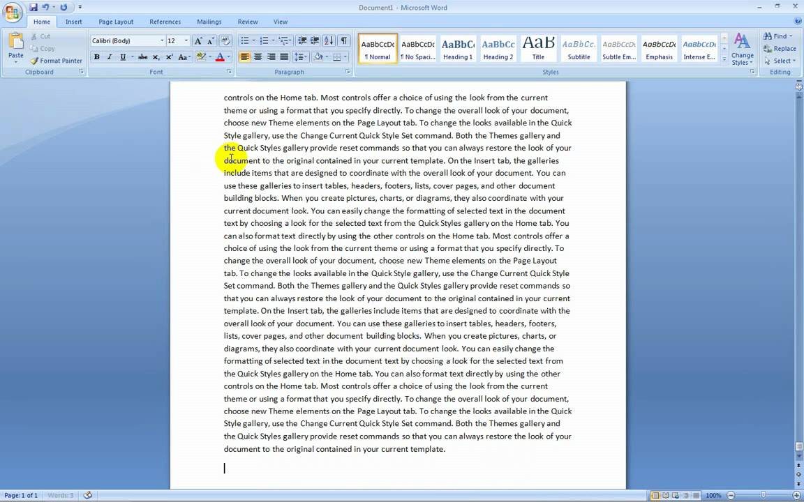 essay on microsoft word