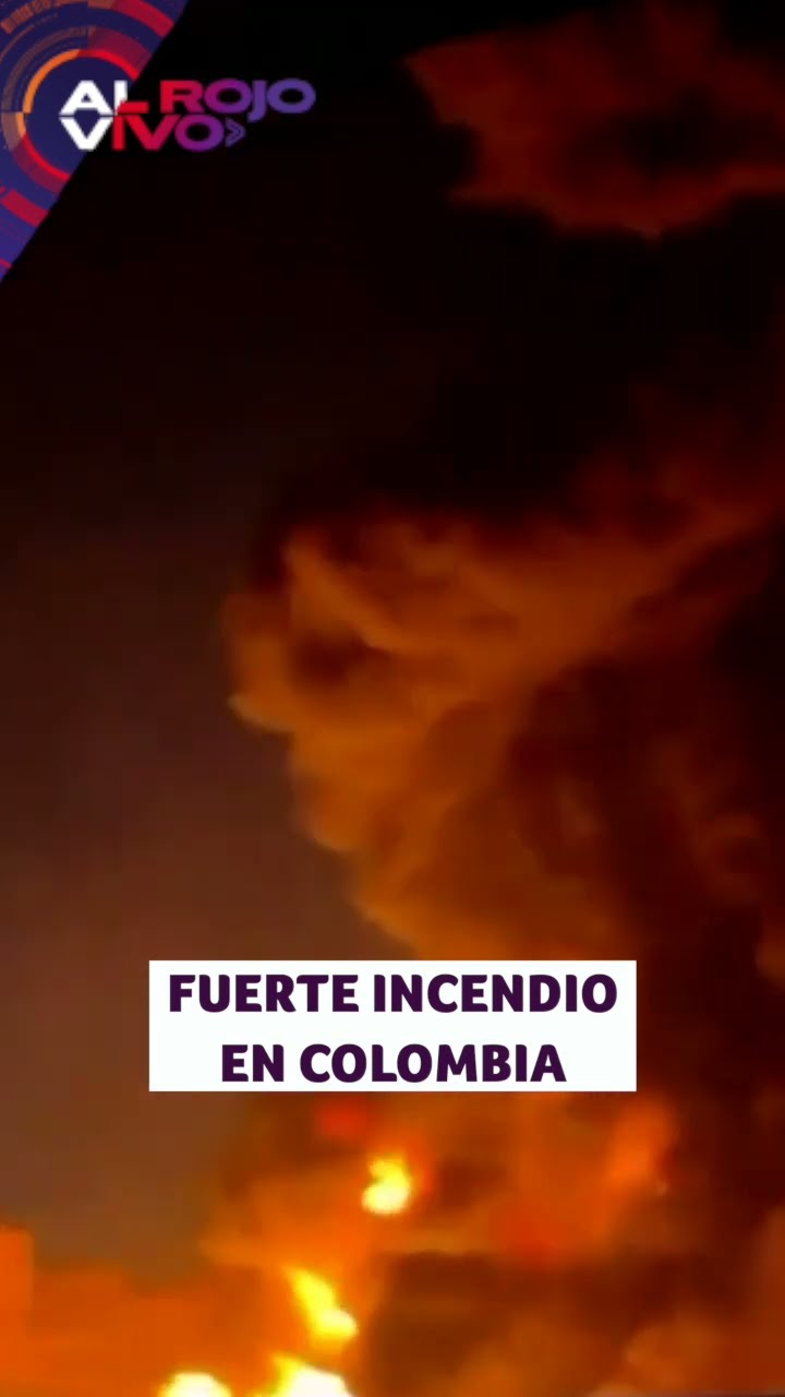 Enorme incendio en la noche de velitas de Colombia | ARV