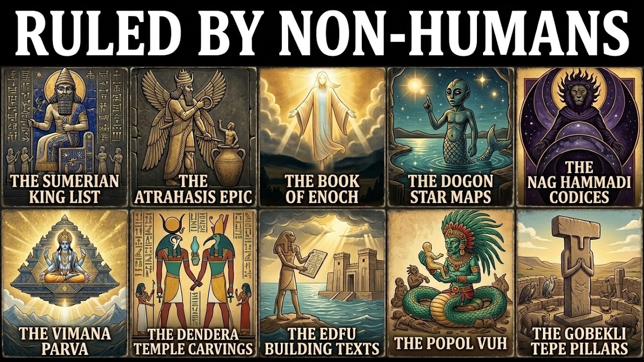⁣These Ancient Civilizations Describe a Time When Earth Was Ruled by Non Human Beings