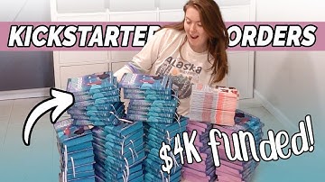 Author Vlog: Fulfilling Kickstarter Orders & BookVault Unboxing