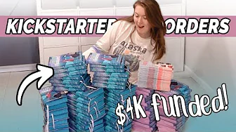 Author Vlog: Fulfilling Kickstarter Orders & BookVault Unboxing