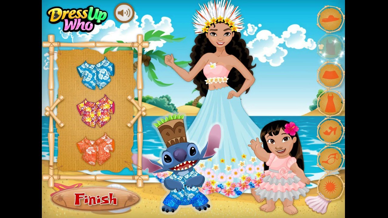 ♥ Disney Moana Games Moana Lilo Stitch Moana Game ♥ Youtube