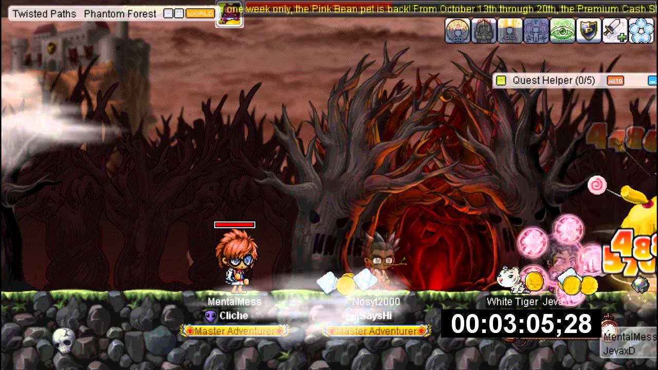 [GMS] Maple Story: Lvl 162 Hero Bigfoot Solo (Pre big bang)