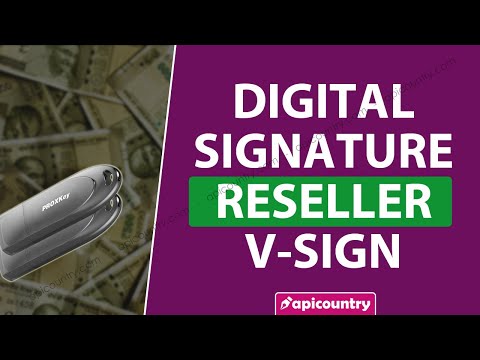 Vsign Digital Signature Reseller Portal Training - Hindi