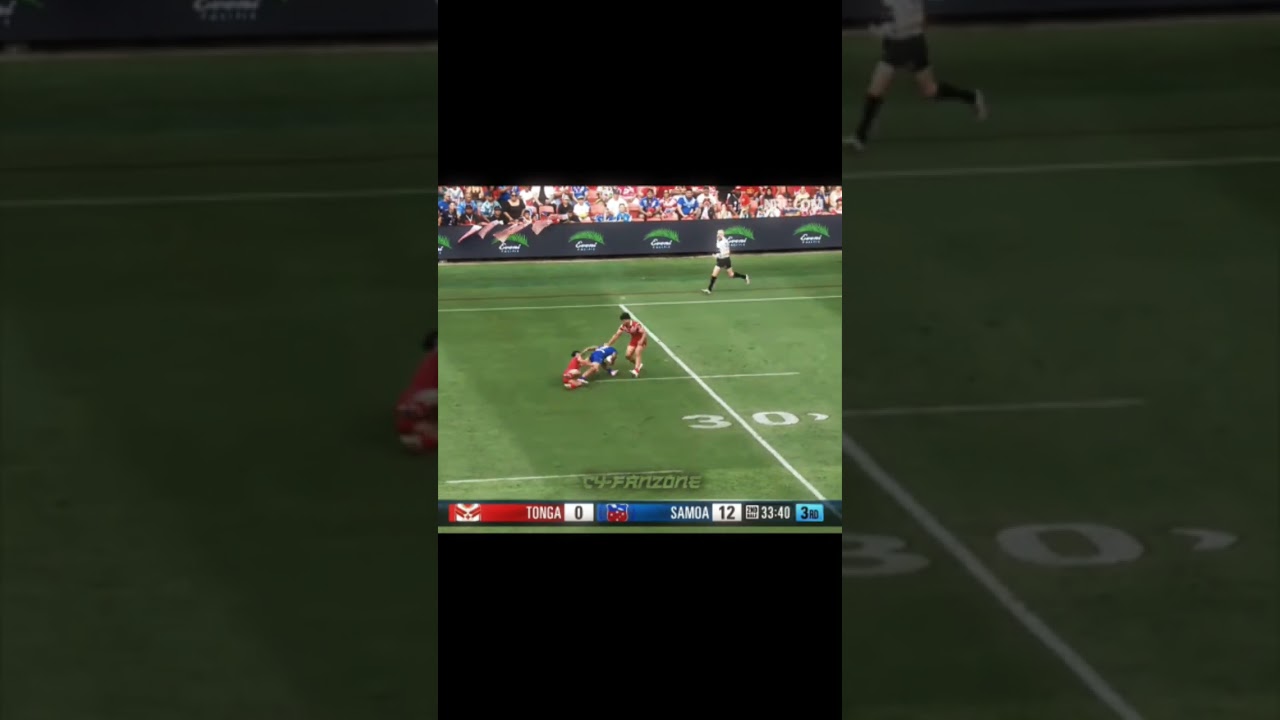 Brian To’o HILARIOUS Sidestep vs Kotoa & Toia! 😂 | Tonga Game 2025 