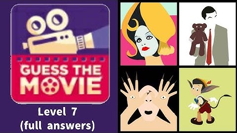 Guess The Movie Quiz - Level 7 walkthrough (with full answers)