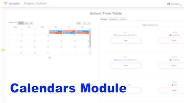 How to create Calendar on QuintaDB service