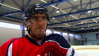 Alex Ovechkin on Bauer Gear