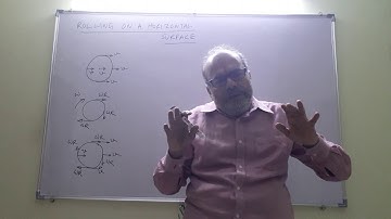 31. Rolling of a Body on a Horizontal Surface