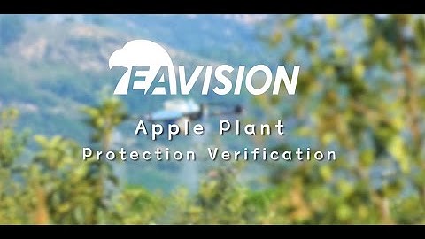 EAVISION Agriculture Drone Apple Tree Plant Protection Verification