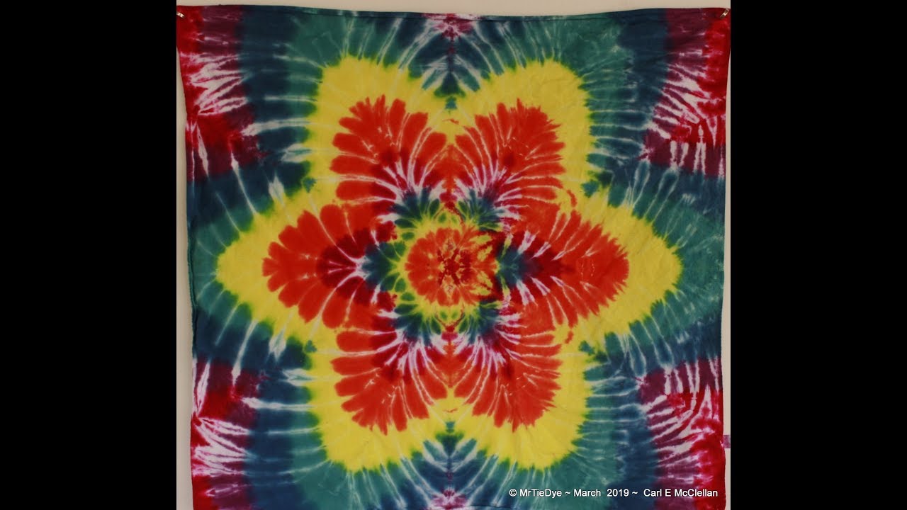 Tie Dye Star Flower Variations Youtube