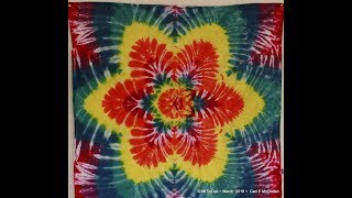 Tie-Dye Star Flower Variations