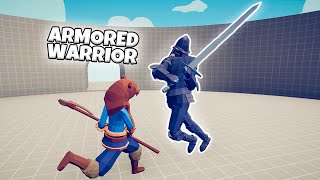 ARMORED WARRIOR 1 VS 1 EVERY UNIT | TABS MODDED GAMEPLAY