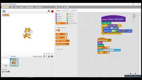 Scratch cw14 Definiuj procedurę i wywołujemy ją w programie