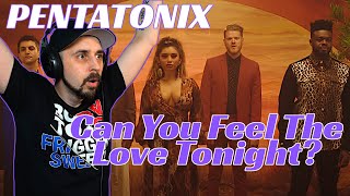 Pentatonix REACTION! Can You Feel The Love Tonight?
