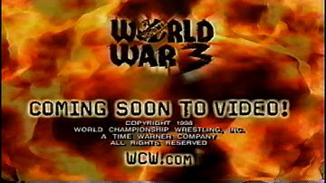 WCW World War 3 1998 VHS Commercial