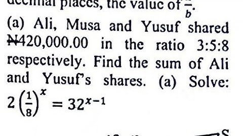 WAEC 2023 mathematics questions and answers | mathematics likely questions and answers part 13