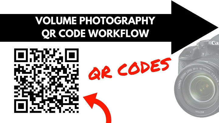 Volume Photography Workflow with QR Codes and ROES...