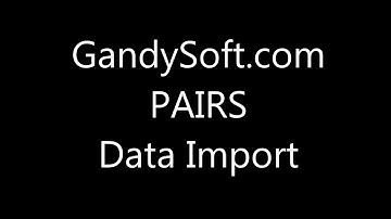 GandySoft PAIRS Import from GLVAR