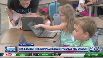 More screen time damaging cognitive skills and eyesight of children