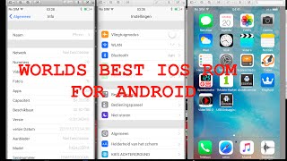 WORLDS BEST EVER CREATED 1:1  IOS SKIN ROM LAUNCHER for Android is not available (LINKS) screenshot 4