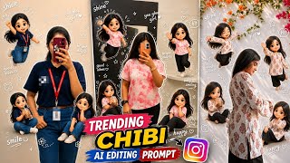 Trending chibi style photo editing prompt // chibi style photo prompt // mini me photo editing  screenshot 4