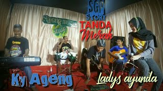 Tanda merah - cover Ledys Ayunda, Latihan di studio Ageng music🎼