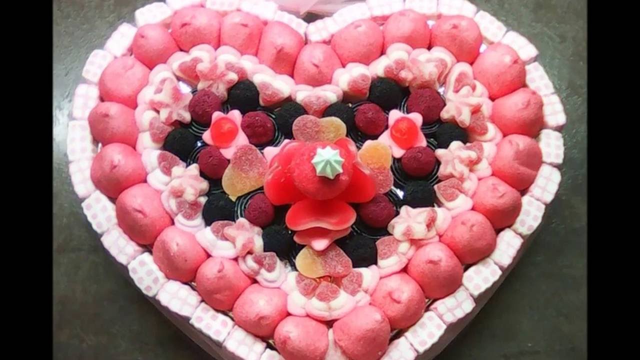 torta di caramelle , san valentino - Foto di Rigolosamente