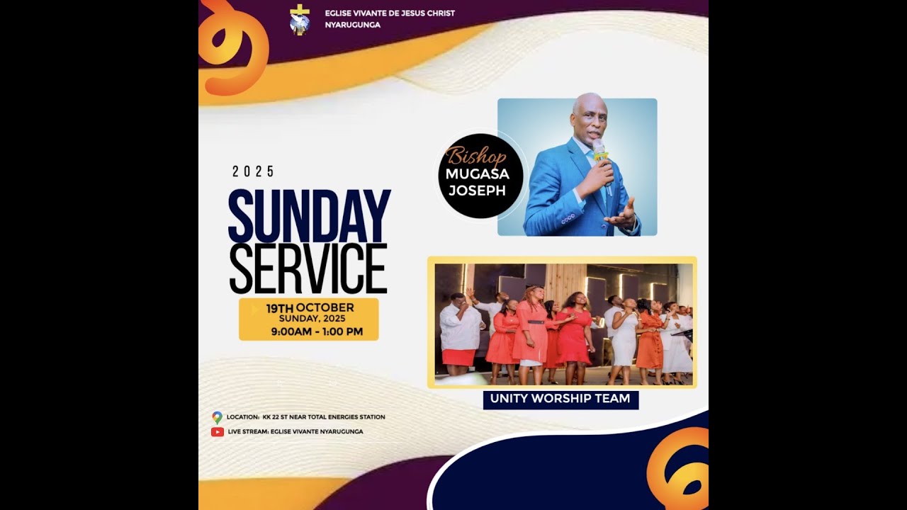 PASTOR JOSEPH MUGASA  |IBANGA GIDEON YAKORESHEJE KUGIRANGO ANESHE | SUNDAY SERVICE  | 19/10/2025